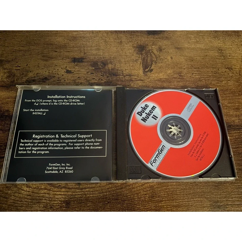 Duke Nukem II (DOS CD ROM, 1994, Full Version Complete) ~Vintage Shooter